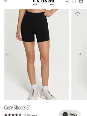 Core 5" High-Waist Athletic Shorts - Black